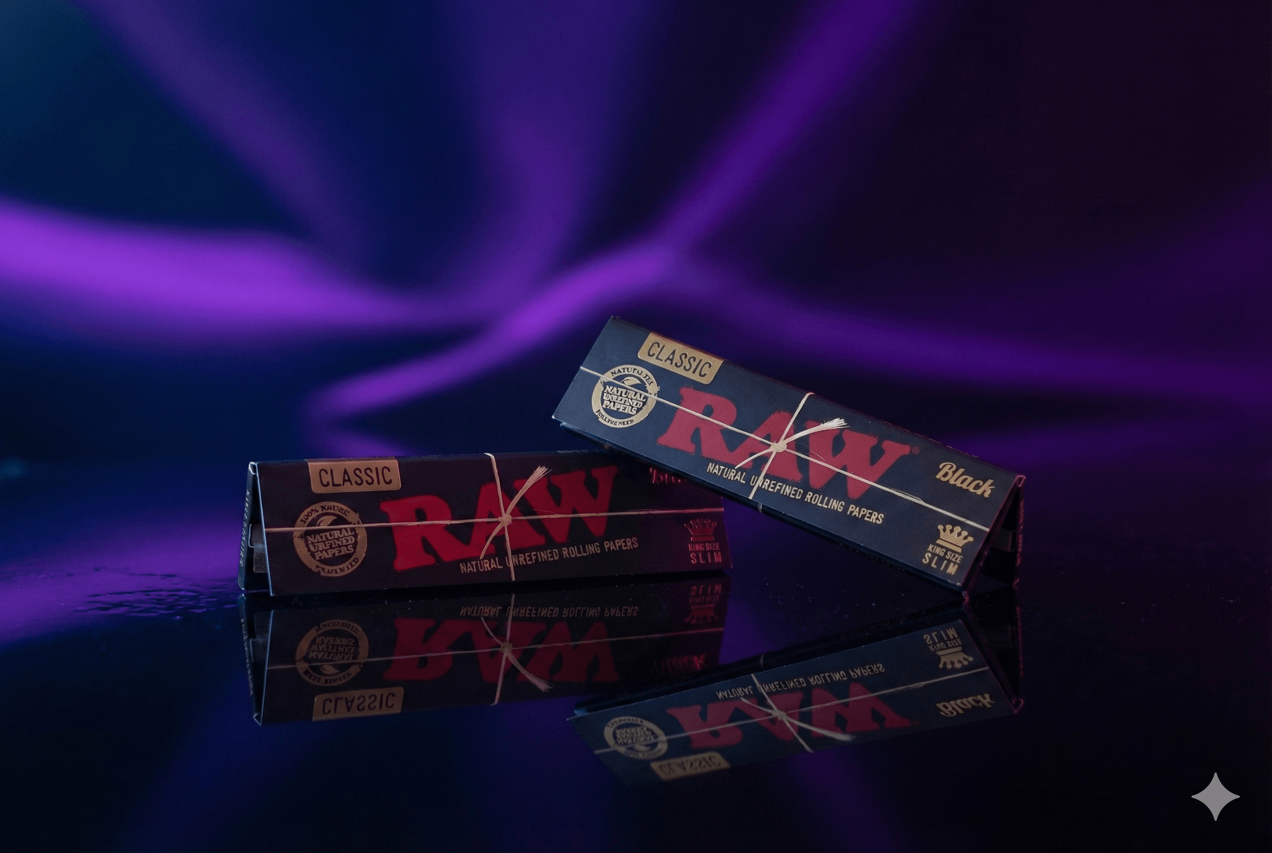 Seda Raw Black King Size Classic - Imagem 2