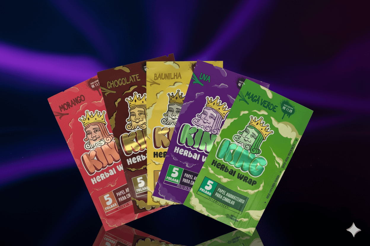 Blunt King Herbal Wrap Sem Tabaco Vários Sabores - (1 Unidade) - Imagem 2