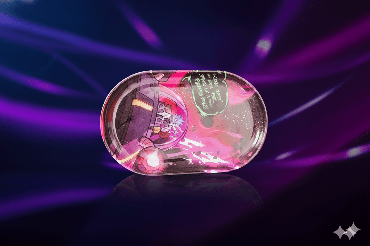 Bandeja de Metal Rick and Morty - Modelo Florpus Hole