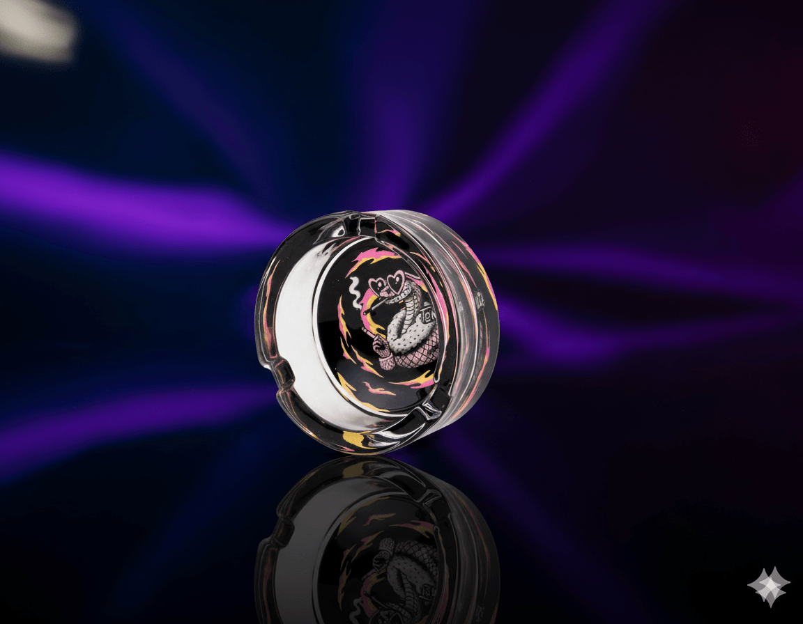 Cinzeiro de Vidro To na Bê Snake - Imagem 3